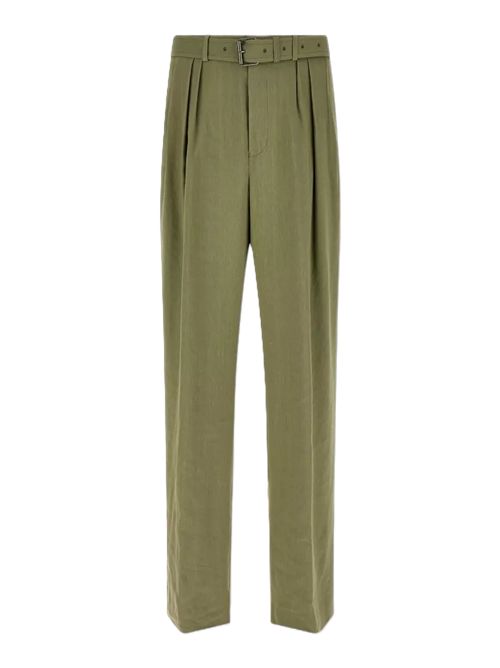 Pantalone Pleated Straight Leg Dries Van Noten DRIES VAN NOTEN | 261-020952-3237602 PISTACHE